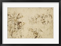 Three Groups of Apostles in a Last Supper Fine Art Print