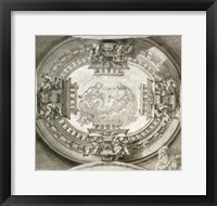 Study for a Ceiling with the Virgin and Christ in Glory Fine Art Print