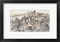 Napoleon at the Battlefield of Eylau Fine Art Print