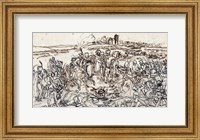 Napoleon at the Battlefield of Eylau Fine Art Print