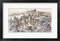 Napoleon at the Battlefield of Eylau Framed Print