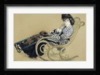 Young Woman in a Rocking Chair, study for the The Last Evening Fine Art Print