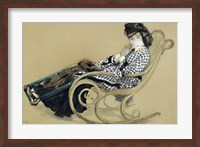 Young Woman in a Rocking Chair, study for the The Last Evening Fine Art Print