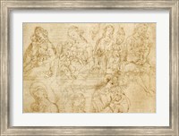 Studies of the Virgin and Child Fine Art Print