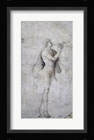 Satyr Playing an Aulos Framed Print