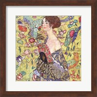 Lady with Fan Fine Art Print