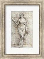 Nude Woman with a Mirror Fine Art Print