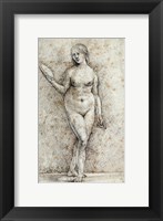 Nude Woman with a Mirror Fine Art Print