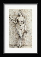 Nude Woman with a Mirror Fine Art Print