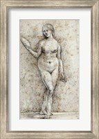 Nude Woman with a Mirror Fine Art Print