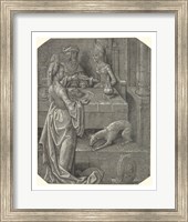 Salome with the Head of John the Baptist Fine Art Print