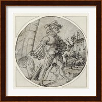 A Standard Bearer before a Castle Fine Art Print