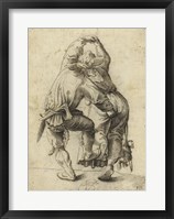 Dancing Peasant Couple Fine Art Print