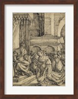 Esther before Ahasuerus - drawing Fine Art Print