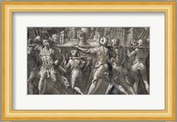 Triumphal Procession of Roman Soldiers Carrying a Model of a City Fine Art Print