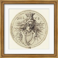 Design for a Bookplate or a Glass Etching Fine Art Print