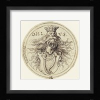 Design for a Bookplate or a Glass Etching Fine Art Print