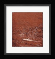 Mountain Landscape with an Imaginary City Fine Art Print