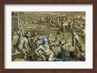 The Arno with Fishermen Fine Art Print