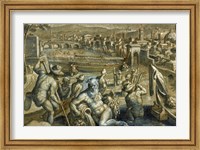 The Arno with Fishermen Fine Art Print