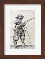 A Soldier on Guard Blowing Out a Match Fine Art Print