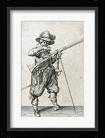 A Soldier on Guard Blowing Out a Match Fine Art Print