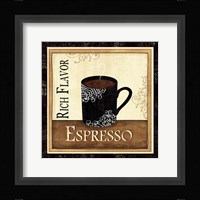 Coffee and Cream III Framed Print