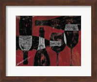 Wine Selection III Red Fine Art Print
