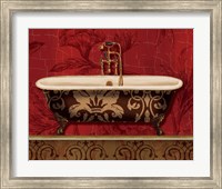 Royal Red Bath I Fine Art Print