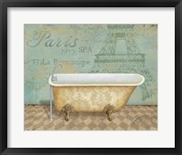 Voyage Romantique Bath I Fine Art Print