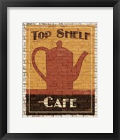 Top Shelf Cafe Framed Print