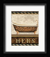 Bourgoisie Bath II Framed Print