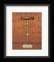 Antique Corkscrew II Red Fine Art Print
