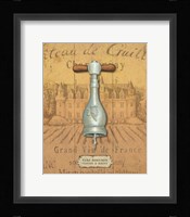 Antique Corkscrew IV Yellow Framed Print