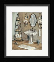 French Bath I Framed Print