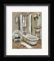 French Bath II Framed Print