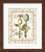 Rose Garden Utensils II Fine Art Print