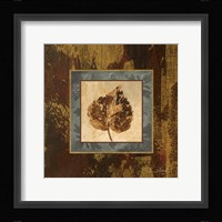 Autumn Leaf Square I Framed Print