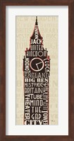 London City Words II Fine Art Print