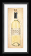 Grand Cru Blanc Bottle Framed Print