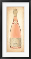 Sparkling Rose Bottle Fine Art Print
