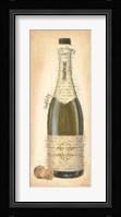 Bubbly Champagne Bottle Framed Print