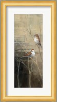 Sparrows at Dusk II Fine Art Print