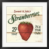 Sweet and Juicy Strawberries Fine Art Print