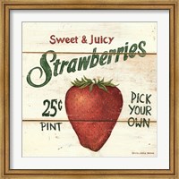Sweet and Juicy Strawberries Fine Art Print