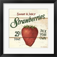 Sweet and Juicy Strawberries Fine Art Print