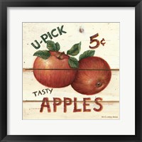 U-Pick Apples Framed Print