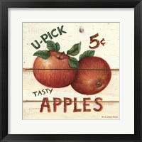 U-Pick Apples Framed Print