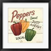 Sweet Peppers Framed Print