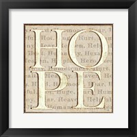 H is for Hope Fine Art Print